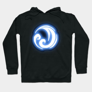 Neon Water Symbol Hoodie